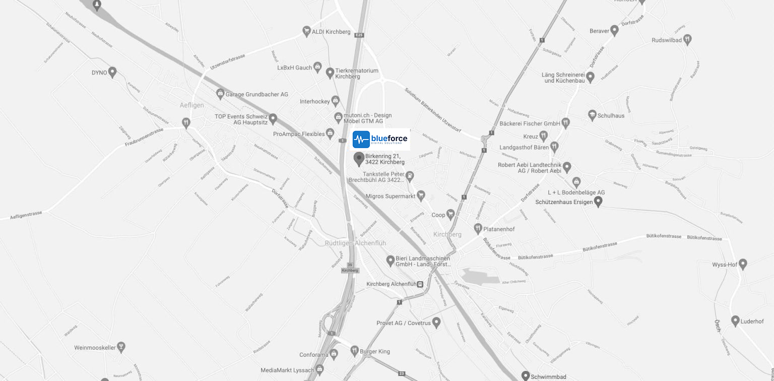 Karte Blueforce Digital Solutions